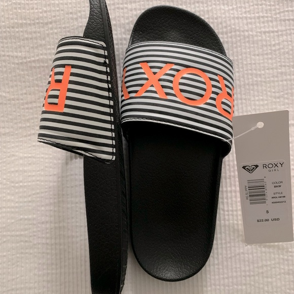 Roxy girls size 5 slides - Picture 3 of 3